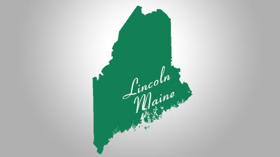 Map of Lincoln, Maine