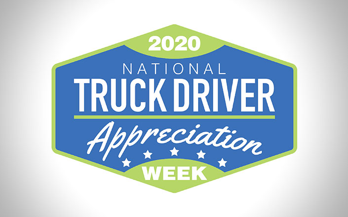 Logo of 2020 National Truck Driver Appreciation Week
