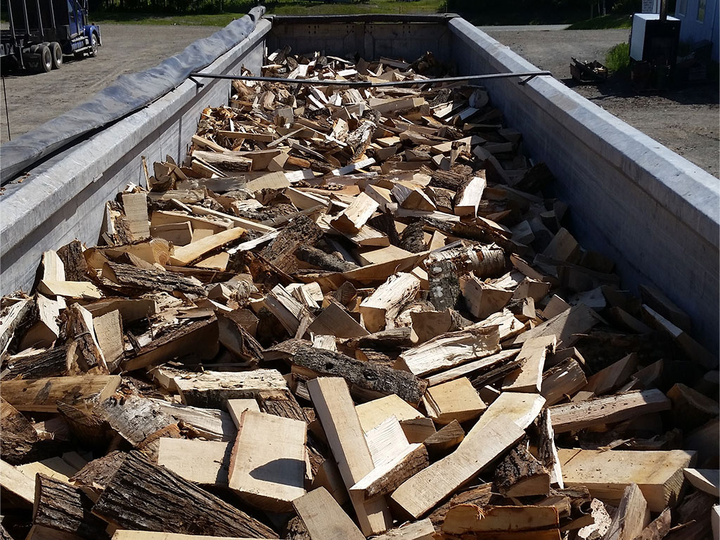 Photo of Trailer Load of Processed Firewood